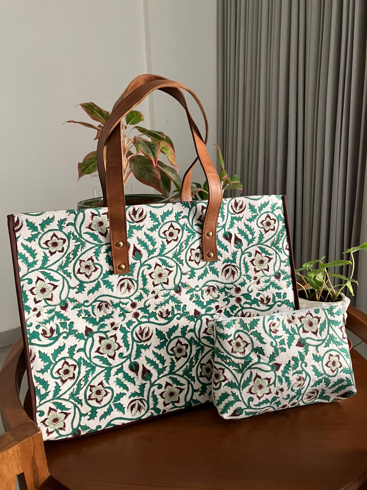 Artisanal Handblocked Totes - Image 4