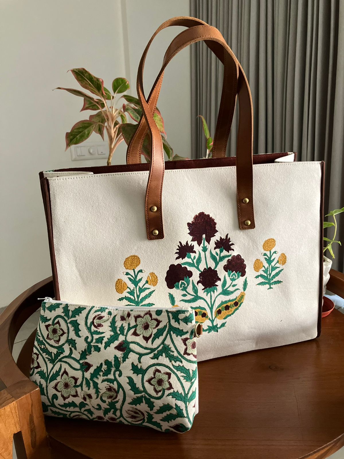 Artisanal Handblocked Totes - Image 5