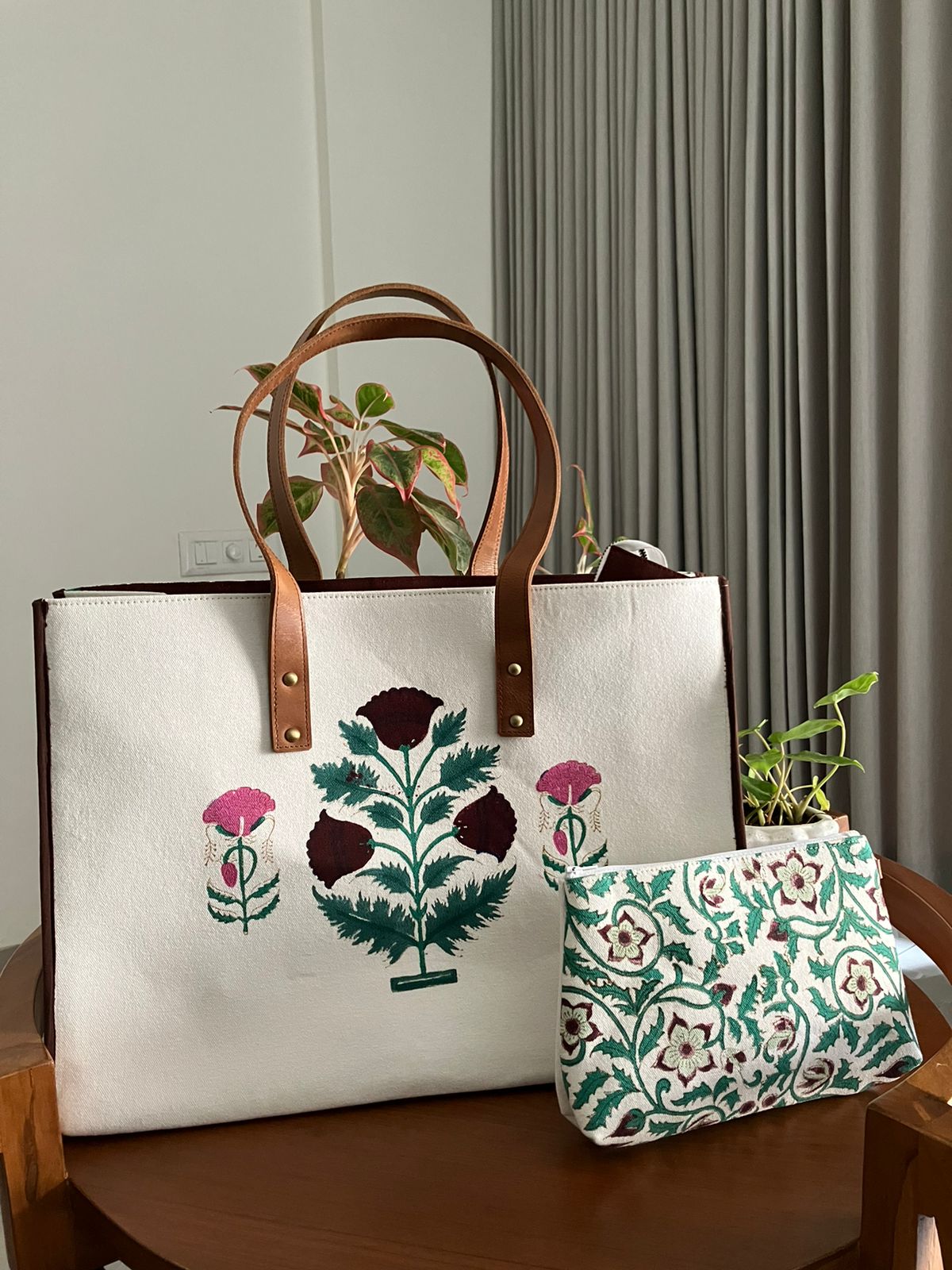 Artisanal Handblocked Totes - Image 5