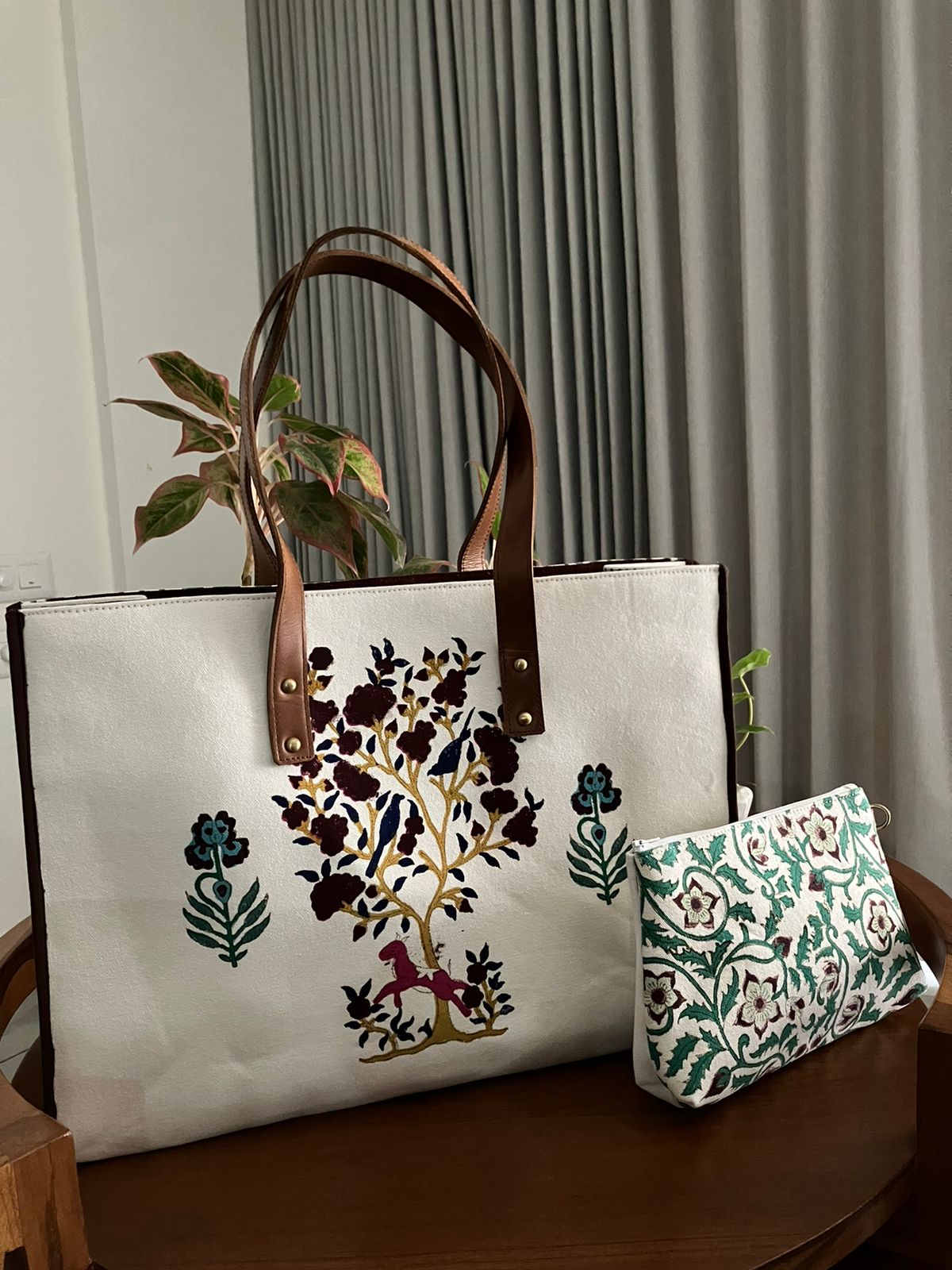 Artisanal Handblocked Totes - Image 5