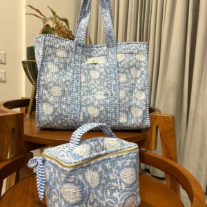 Zipper Tote Bag + Matching Vanity