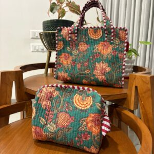 Mini Tote Bag + Matching Travel Pouch