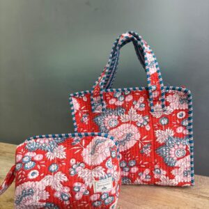 Mini Tote Bag + Travel Pouch