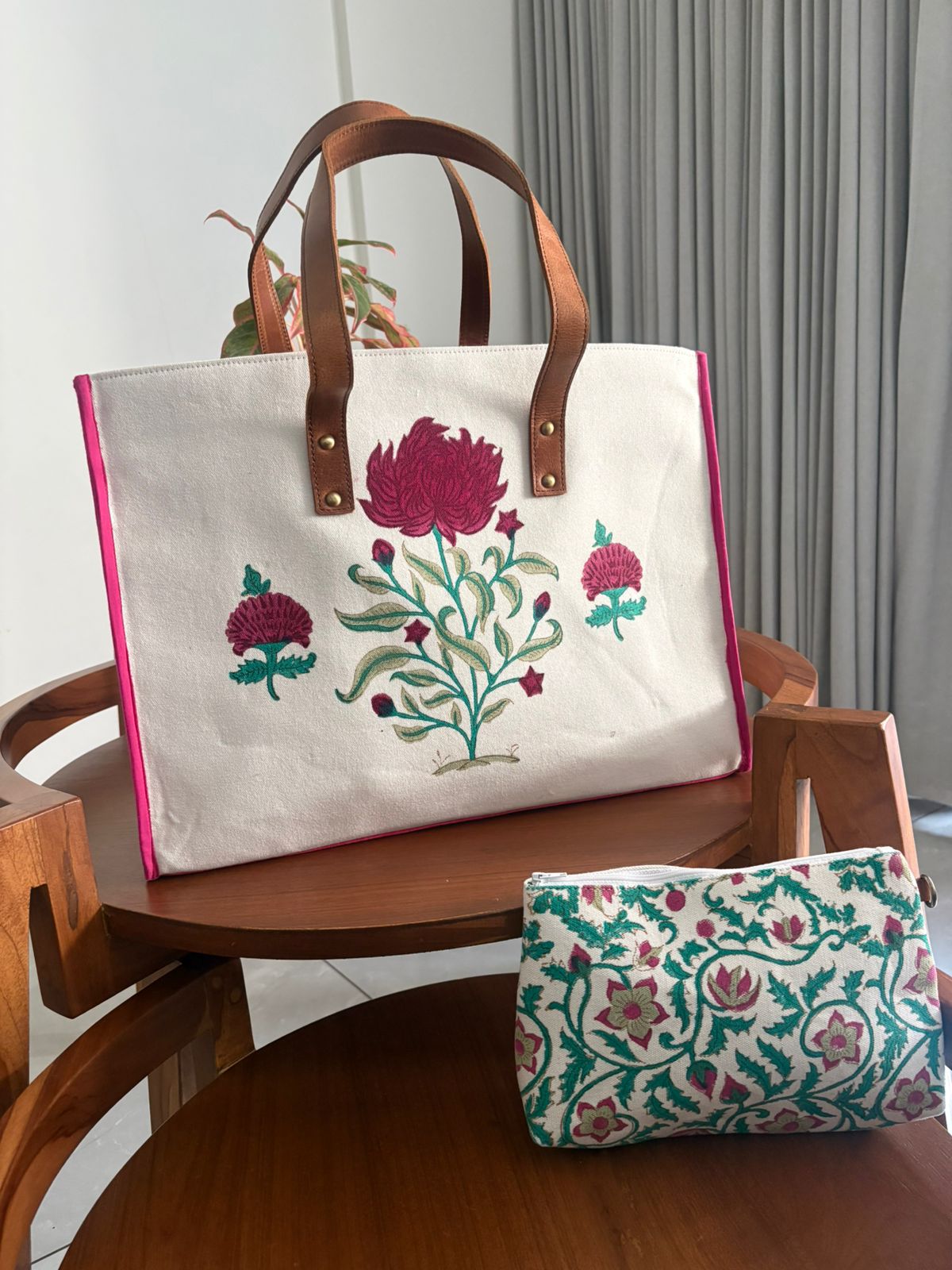 Artisanal Handblocked Totes - Image 5