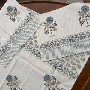 Handblocked Bath & Hand Towel Set