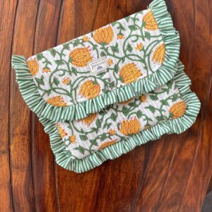 Frill Clutch Pouch