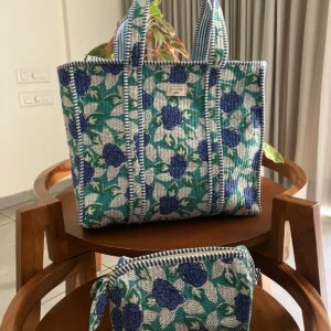 Zipper Tote Bag + Matching Pouch