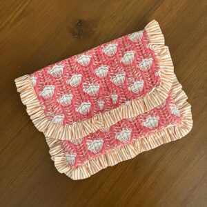 Frill Clutch Pouch