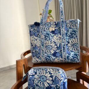 Zipper Tote Bag + Matching Pouch