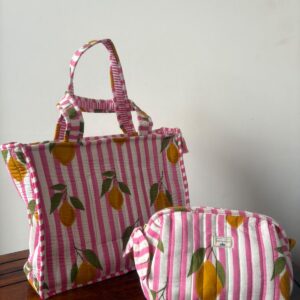 Midi-Tote Bag + Travel Pouch