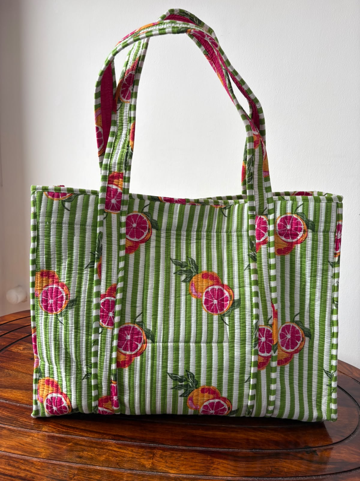 Slim Tote Bag with Magnetic Button - Image 3