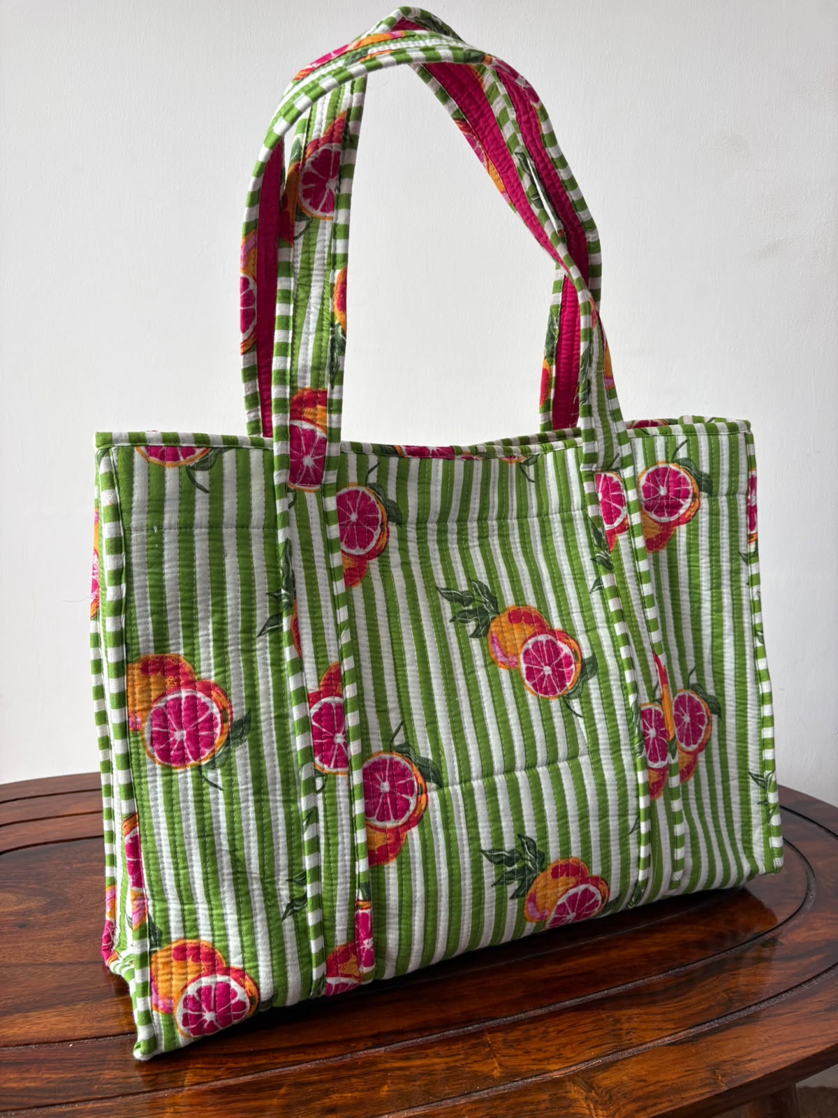 Slim Tote Bag with Magnetic Button - Image 4