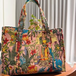 Slim Tote Bag with Magnetic Button