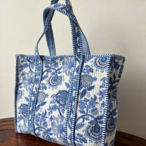 Zipper Tote Bags with Bottle Holder