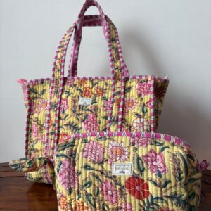 Midi-Tote Bag + Travel Pouch