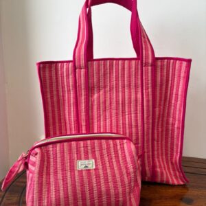 Zipper Tote Bag + Matching Pouch