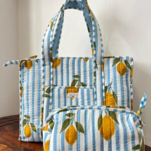 Zipper Tote Bag + Matching Pouch