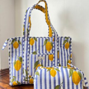Zipper Tote Bag + Matching Pouch