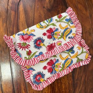 Frill Clutch Pouch