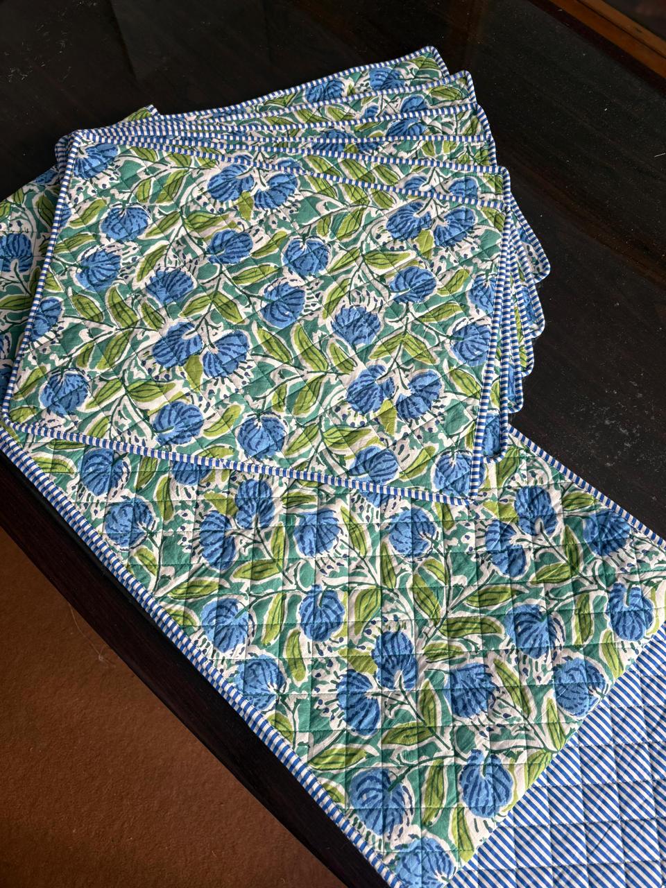 Table Runner & Placemats Set of 6