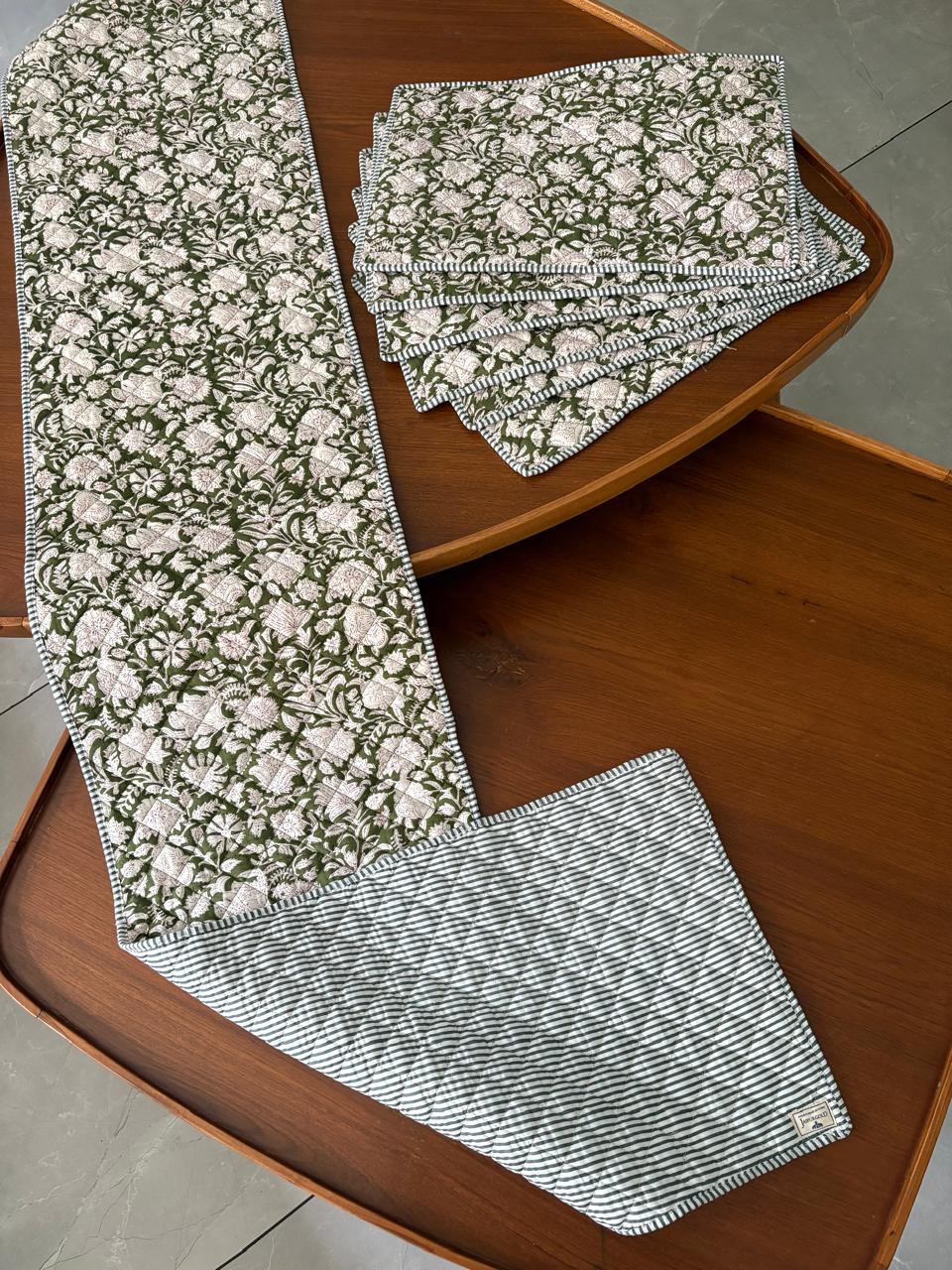 Table Runner & Placemats Set of 6